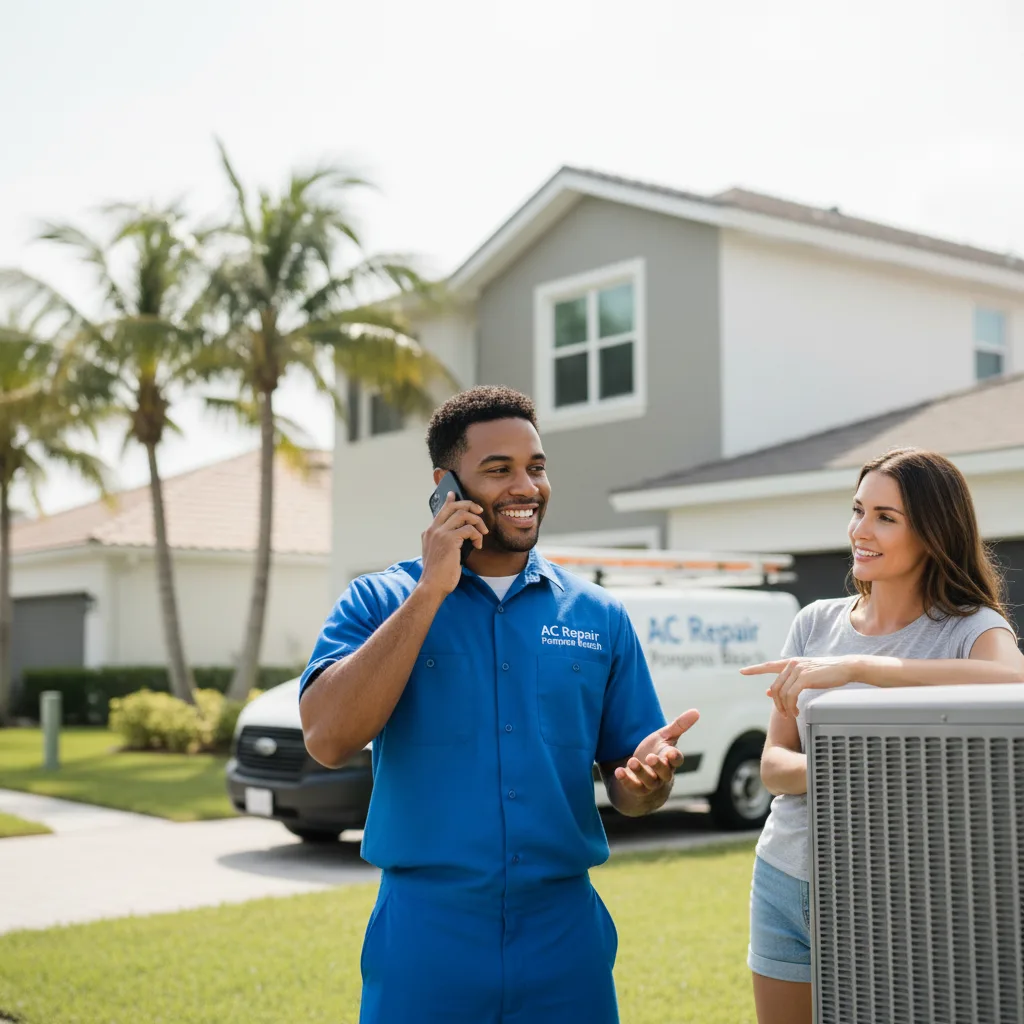 AC Repair Pompano Beach customer support in Riva
